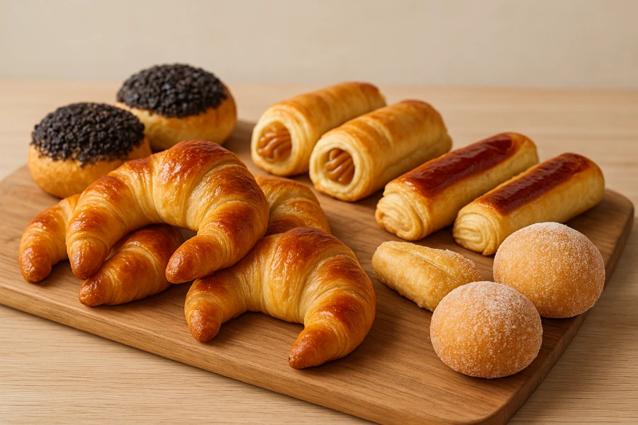 Facturas artesanales frescas