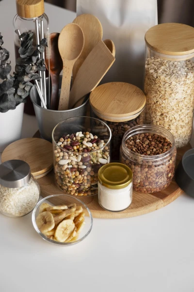 Productos dietéticos: semillas, granolas, cereales, harinas integrales
